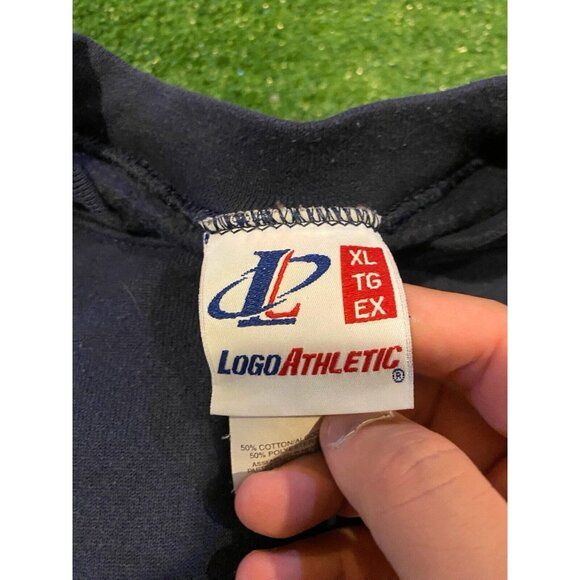 Vintage Denver Broncos sweatshirt mens extra large crew neck blue Super Bowl X - Picture 3 of 12